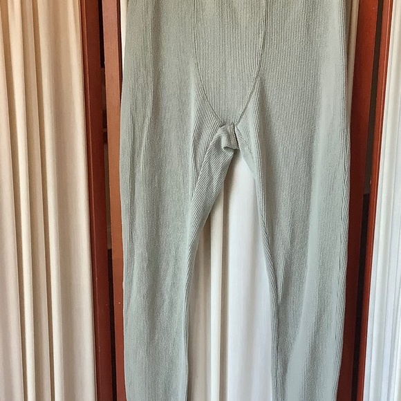 SKIMS Waffle Leggings Mineral Green Lounge Pants Size Medium - Picture 1 of 7